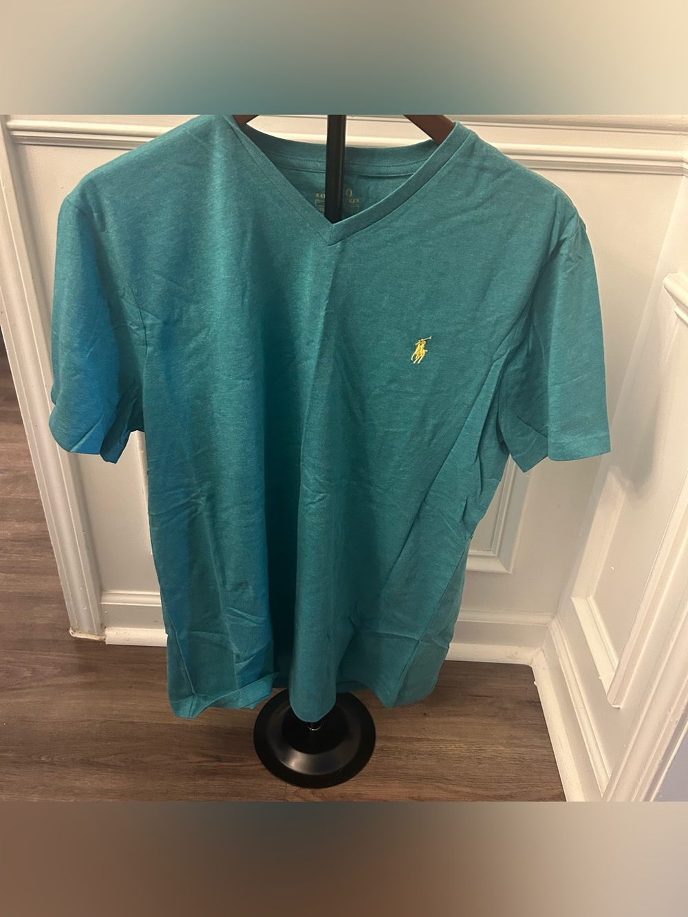 Polo Ralph Lauren Mens LG V-Neck Modern Classic-Fit T-Shirt Tee Mens Green New